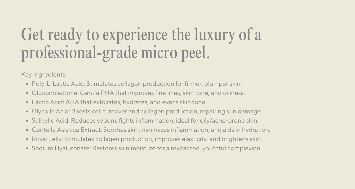 HOUSE OF PLLA® HOP+ PLLA Pro Micro Peel