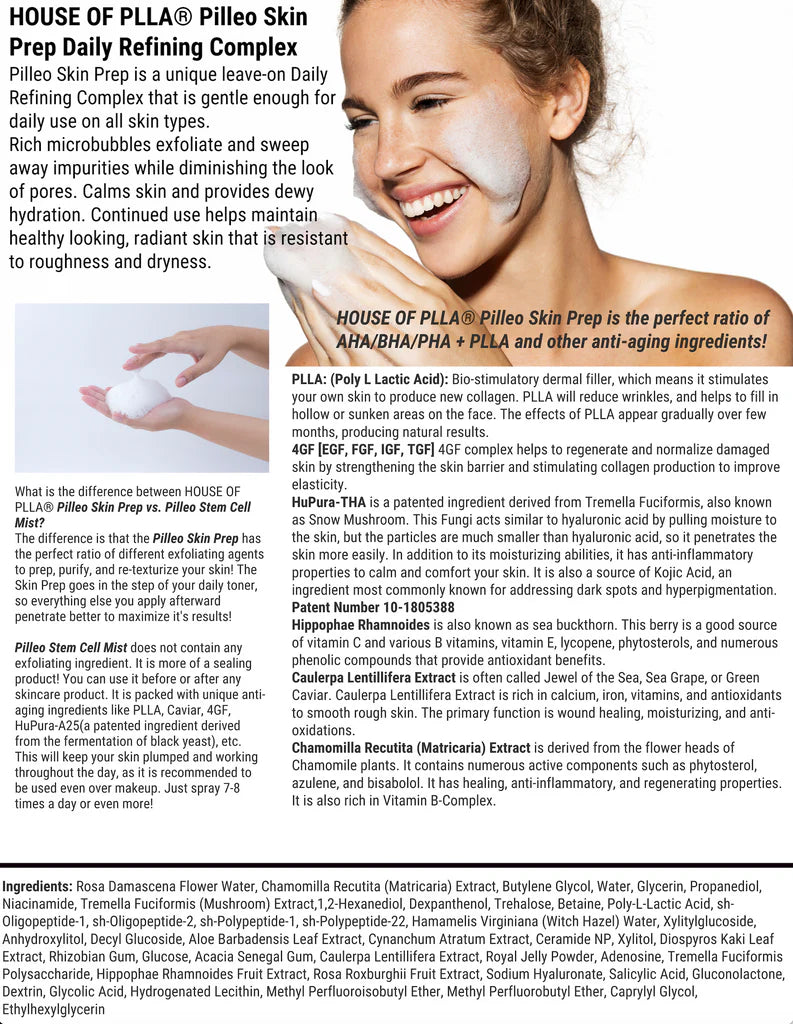 HOUSE OF PLLA® HOP+ Pilleo Skin Prep - Daily Refining Complex 3.38 oz